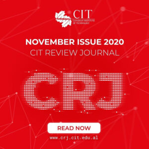 Botimi i Nëntorit 2020 i CIT Review Journal sapo është publikuar!
