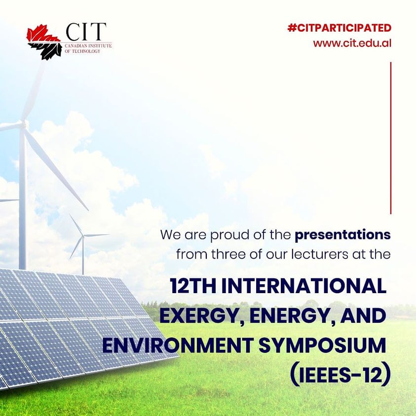 CIT mori pjesë në Simpoziumin Ndërkombëtar (IEEEES-12)