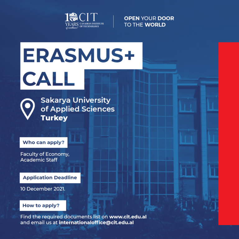 Erasmus+ – Lëvizshmëria e Stafit!