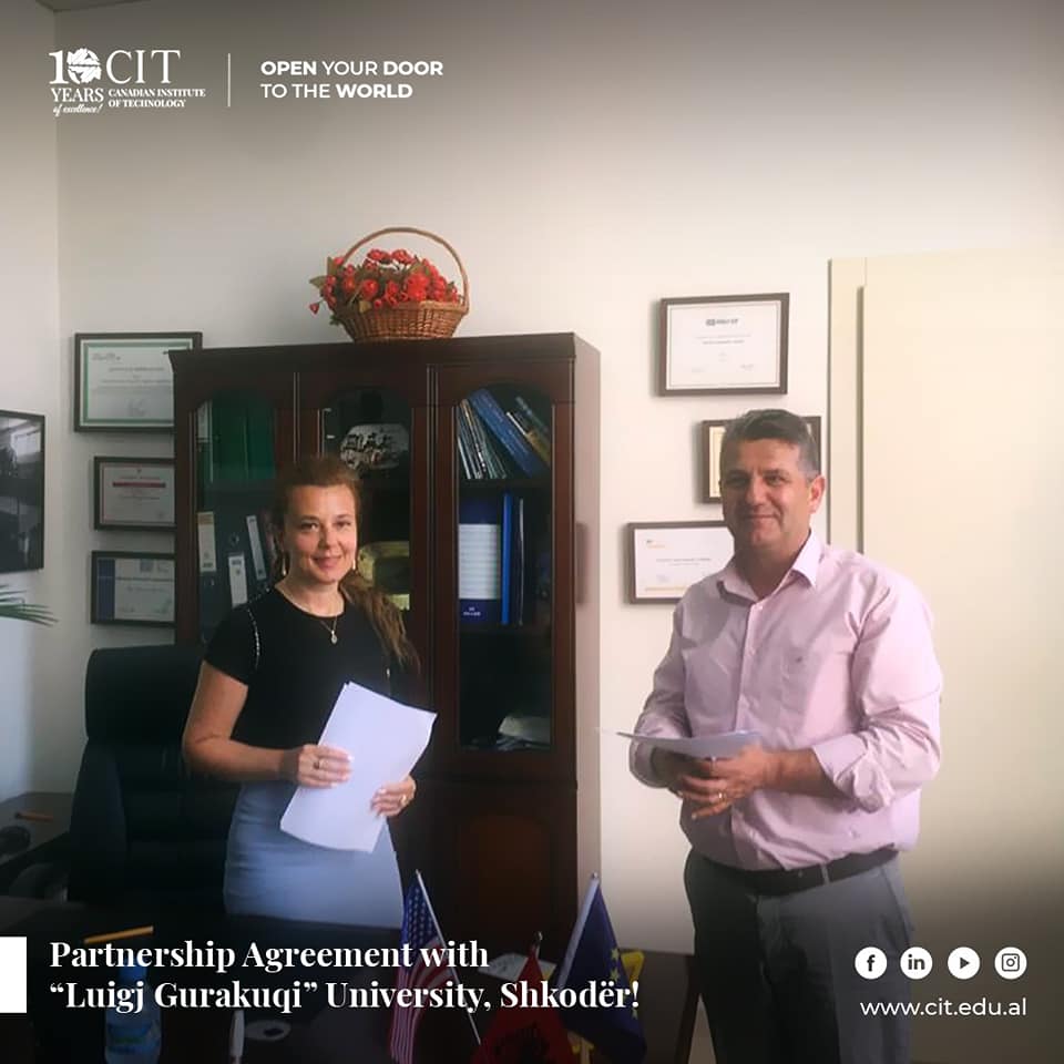Instituti Kanadez i Teknologjisë nënshkroi këtë javë një marrëveshje partneriteti me Universitetin e Shkodrës “Luigj Gurakuqi”