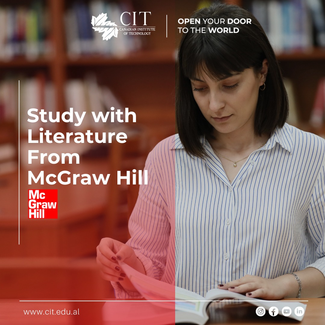Në CIT do të studioni me literaturë nga McGraw Hill