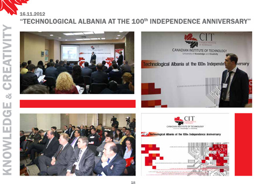 Shqipëria teknologjike në njëqind përvjetorët e Pavarësisë