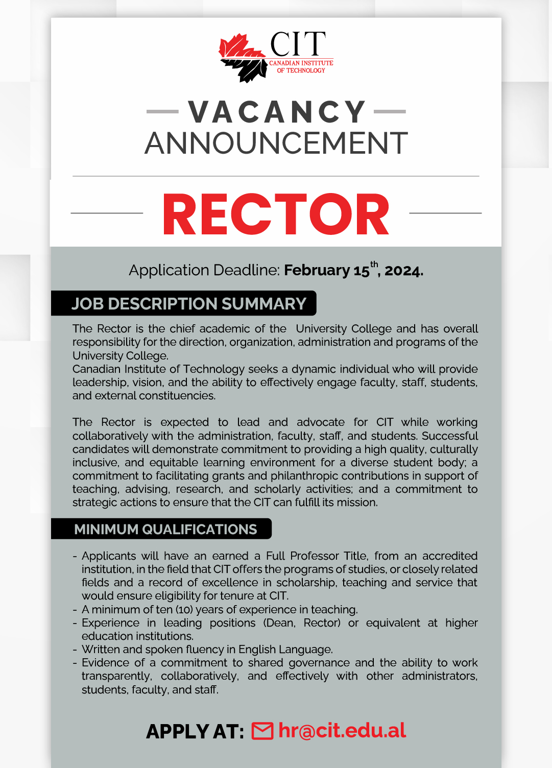 Rector CITArtboard 2 100